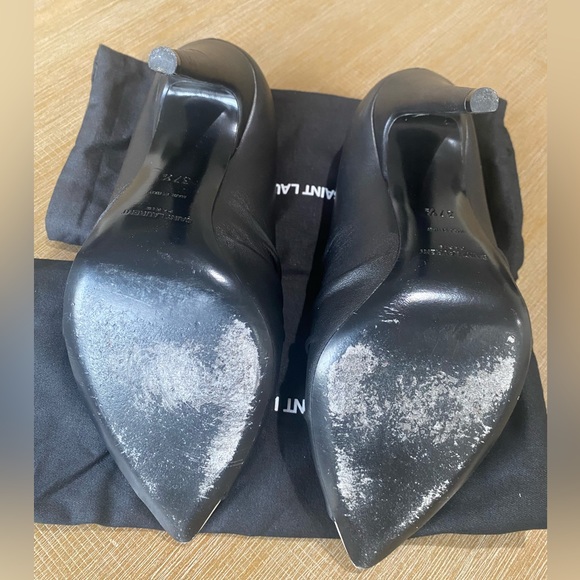 SAINT LAURENT
Vivi 100 leather pumps 
size: 37.5 - Picture 4 of 14